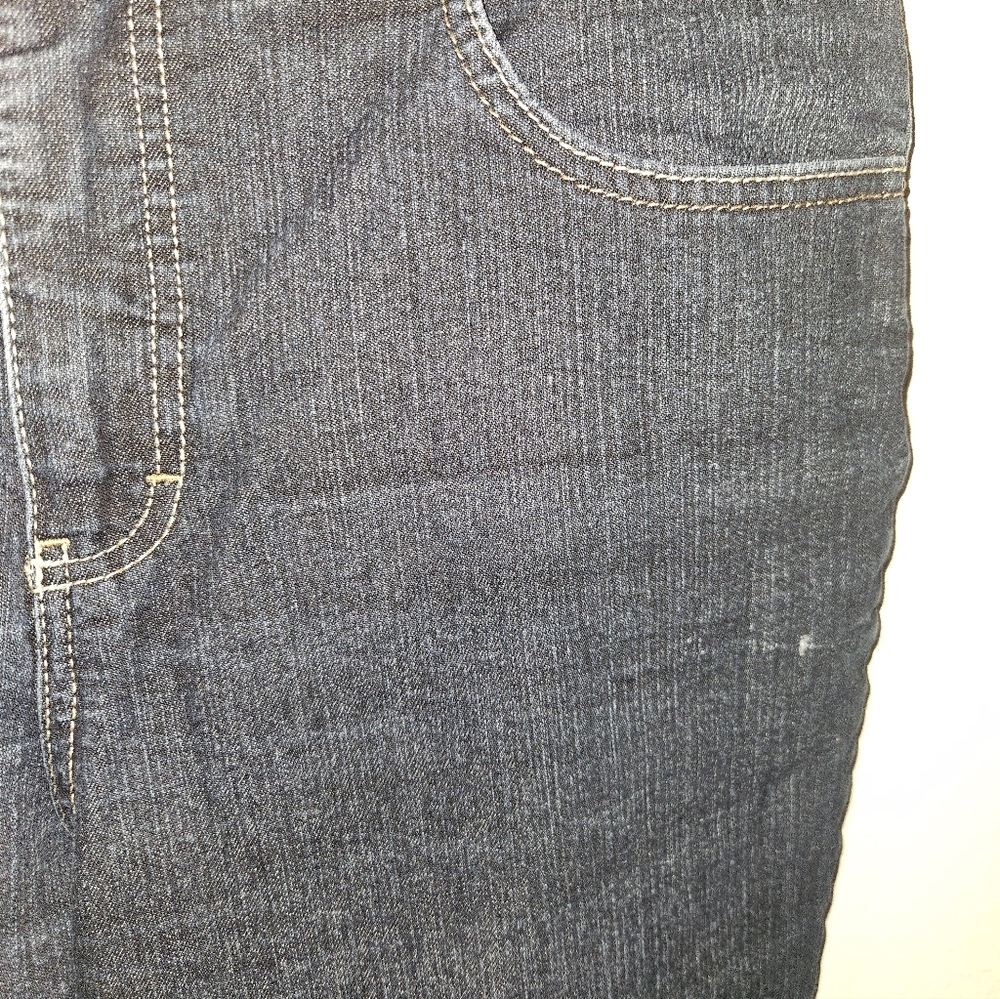 Gloria Vanderbilt Womans Dark Blue Jeans Size 14 - Picture 6 of 12